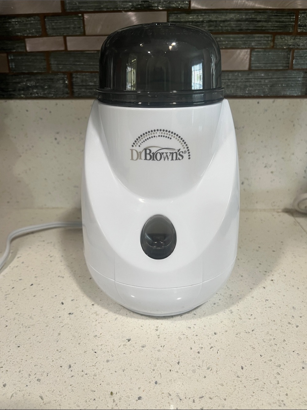 Dr. Brown's White and Gray Baby Bottle Warmer